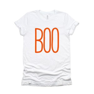Simply Sage Market Women's Boo Word Short Sleeve Graphic Tee - 1 of 4