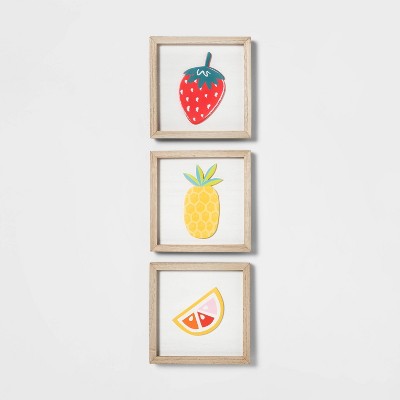3ct Tabletop Signs Fruit Shadowbox - Sun Squad™