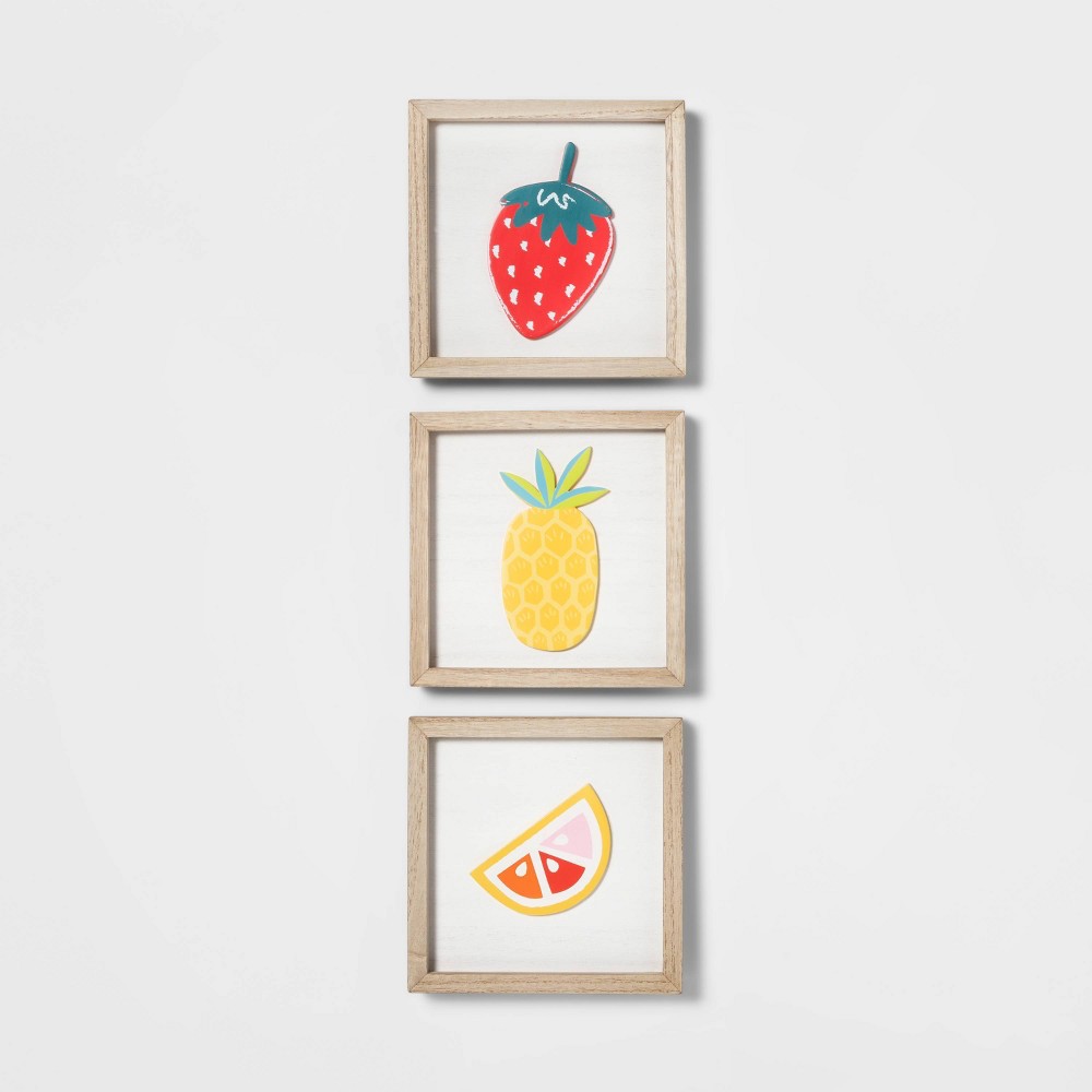 3ct Tabletop Signs Fruit Shadowbox - Sun Squad™