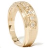 Pompeii3 Ladies 14K Yellow Gold 1/6ct Diamond Wedding Ring - 2 of 4