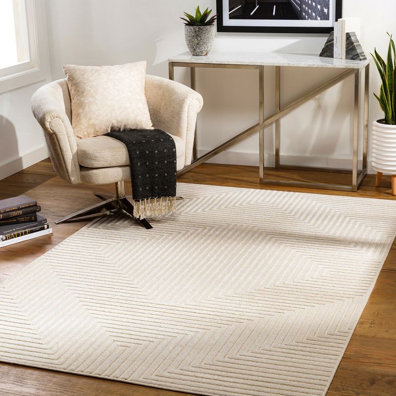 Mark & Day Knightsville Rectangle Woven Indoor Area Rugs Cream, 3 of 9