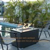 GASPRO 20 lbs Fire Glass for Propane Fire Pit, 1/2-Inch Reflective Fireplace Glass Rocks for Fire Pit Table, Black - 4 of 4