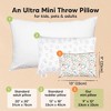 KeaBabies Mini Toddler Pillow with Pillowcase, 9x13 Small Pillow for Toddler, Soft Kids Pillow for Sleeping, Travel, Age 2-4 - 2 of 4