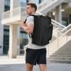 Gym Bag for Men Women with Shoes Compartment Travel Backpack, Sports Backpack, Weekender Overnight Bag with Wet Pocket - Black, MIYCOO - 4 of 4