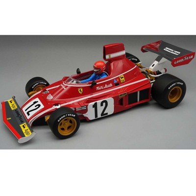 Ferrari 312 B3 #12 Niki Lauda Winner F1 "Spanish GP" (1974) with Driver Limited Ed to 115 pieces 1/18 Model Car by Tecnomodel