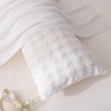 Faux Fur Body Pillow Cover – Super Soft Plush Long Pillowcase with 3D Plaid Striped Design, Cozy Fuzzy Decorative Bedding - 3 of 4
