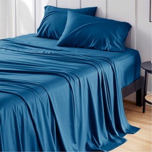 Bedsure | Rayon Derived from Bamboo Sheet Set Stay Cool & Comfy - 1 of 4