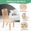 Unique Bargains Polyester Spandex Waterproof Durable Dining Chair Slipcovers - 2 of 4