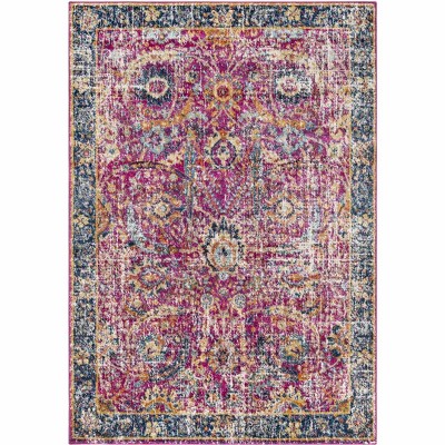 Hauteloom Vick Colorful Burgundy Rug