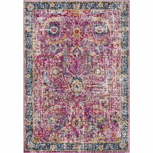 Hauteloom Vick Colorful Burgundy Rug - 1 of 4
