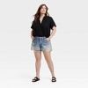 Women's Mid-Rise 90's Baggy Denim Shorts - Universal Thread™ - 3 of 3