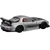 SkylinMazda RX-7 RE-Amemiya RHD Silver Met. w/Carbon Hood "Japan Minicar a Gogo Exclusive" 1/64 Diecast Model Car by Pop Race - 2 of 2
