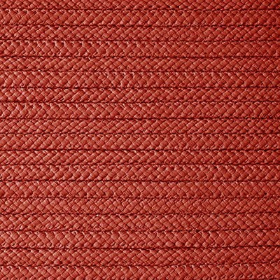 Sangria Red Braided Synthetic Outdoor Rug 2'x3'