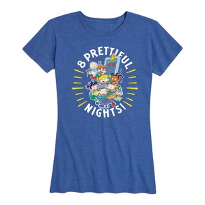 Women's - Rugrats - Best Eight Nights Ever Short Sleeve Graphic T-Shirt - 1 of 4
