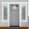 Big Dot of Happiness Hippity Hoppity - Hanging Porch Easter Bunny Party Outdoor Decorations - Front Door Decor - 3 Piece Sign - 2 of 4