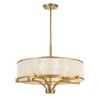 Savoy House Wynwood 5 - Light Chandelier in  Warm Brass - 4 of 4