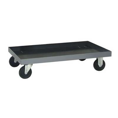 Quantum Storage Systems Dolly, Mobile, 37-1/2"L X 36-1/2"W X 8"H, For Use With Any Double Sided Slopped Shelving System, 1200 Lbs. Load Capacity
