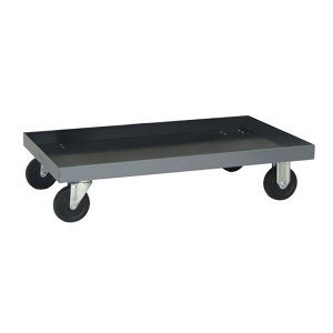 Quantum Storage Systems Dolly, Mobile, 37-1/2"L X 36-1/2"W X 8"H, For Use With Any Double Sided Slopped Shelving System, 1200 Lbs. Load Capacity - 1 of 1