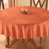 Collections Etc Fancy Scroll Scalloped Edge Festive Tablecloth - 2 of 2