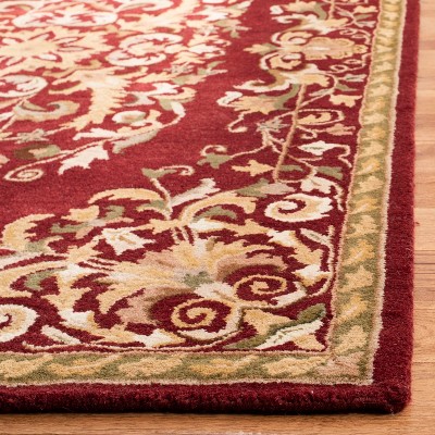 Heritage Red 5' x 8' Hand-Tufted Wool Area Rug