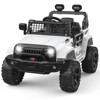 Jojoka 12V Kids Ride-On Truck w/Remote - 3 Speeds (Max 2.5MPH), Dual Motors, LED Lights, Music (Ages 3-8, 61lbs) - 2 of 4