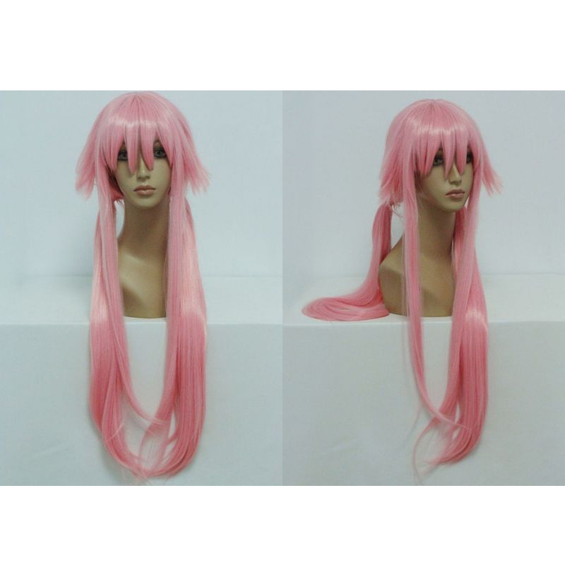 Unique Bargains Women's Wigs 33" Pink with Wig Cap, 5 of 7