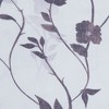 Chanasya 2pk Floral Textured Sheer Window Curtain Panels - Set of 2 - 4 of 4