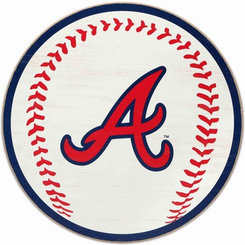 MLB Atlanta Braves Baseball Wood Sign Panel