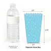 Big Dot of Happiness Blue Confetti Stars - Simple Party Favor Popcorn Treat Boxes - Set of 12 - 2 of 4
