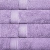 Luxury Cotton Heavyweight Ultra-Plush Hand Towel Set of 4 by Blue Nile Mills - 3 of 4