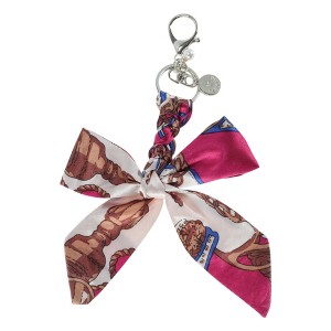 Unique Bargains Bow-knot Scarf Handbag Charm 1 Pc - 1 of 4