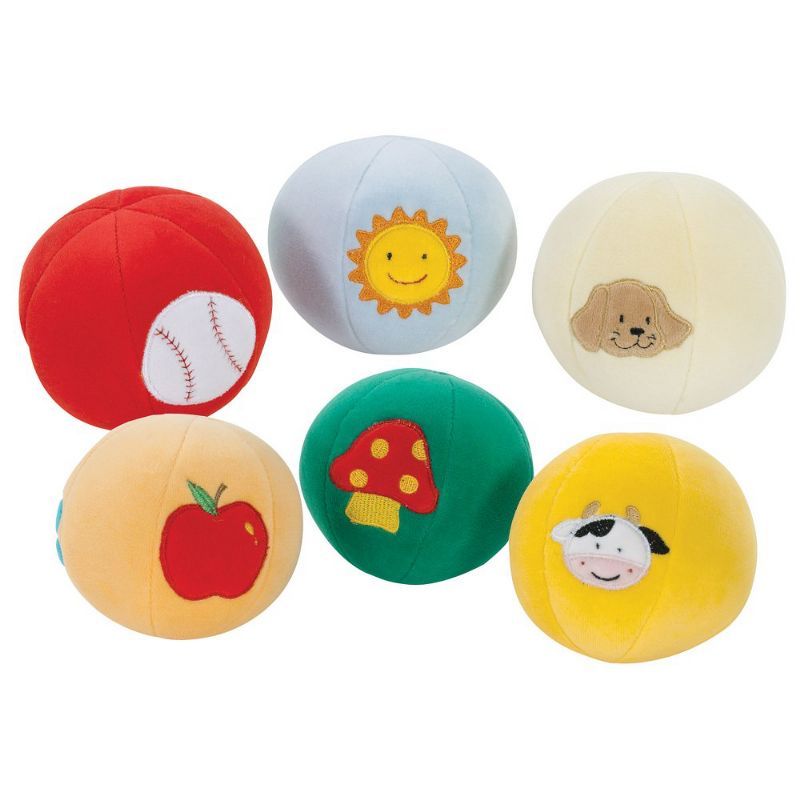 Kaplan Early Learning Soft-Color Ball - Set of 6, 1 of 5