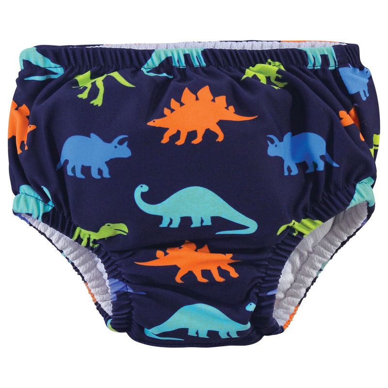 Hudson Baby Infant and Toddler Boy Swim Diapers, Dinosaurs, 4 of 6