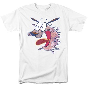 Courage The Cowardly Dog Evil Inside Adult T-Shirt - 1 of 4