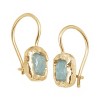 Silpada 'Mediterra' Natural Aquamarine Petite Drop Earrings in 14K Gold-Plated Sterling Silver - 2 of 4