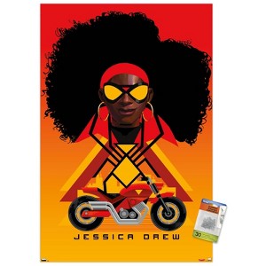 Trends International Marvel Spider-Man: Across the Spider-Verse - Spider-Woman Unframed Wall Poster Prints - 1 of 4
