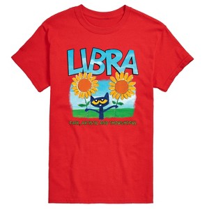 Men's - Pete the Cat - Libra Short Sleeve Graphic T-Shirt - 1 of 4
