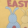 16"x16" Hoppy Easter Square Throw Pillow Yellow - e by design - 2 of 4