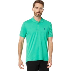 U.S. Polo Assn. Men's Slim Fit Interlock Polo Shirt - 1 of 4