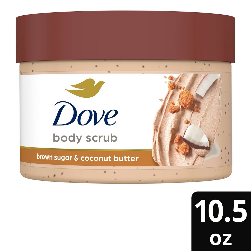 Photos - Shower Gel Dove Brown Sugar & Coconut Butter Exfoliating Body Scrub - 10.5 oz