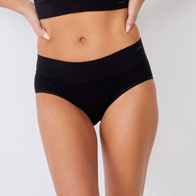 Jockey Generation™ Women's Recycled Seamfree Ribbed Bikini Underwear -  Black Xxl : Target