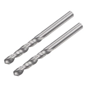Unique Bargains Solid Carbide Tungsten Steel Straight Shank Jobber Drill Bits 2 Pcs - 1 of 4