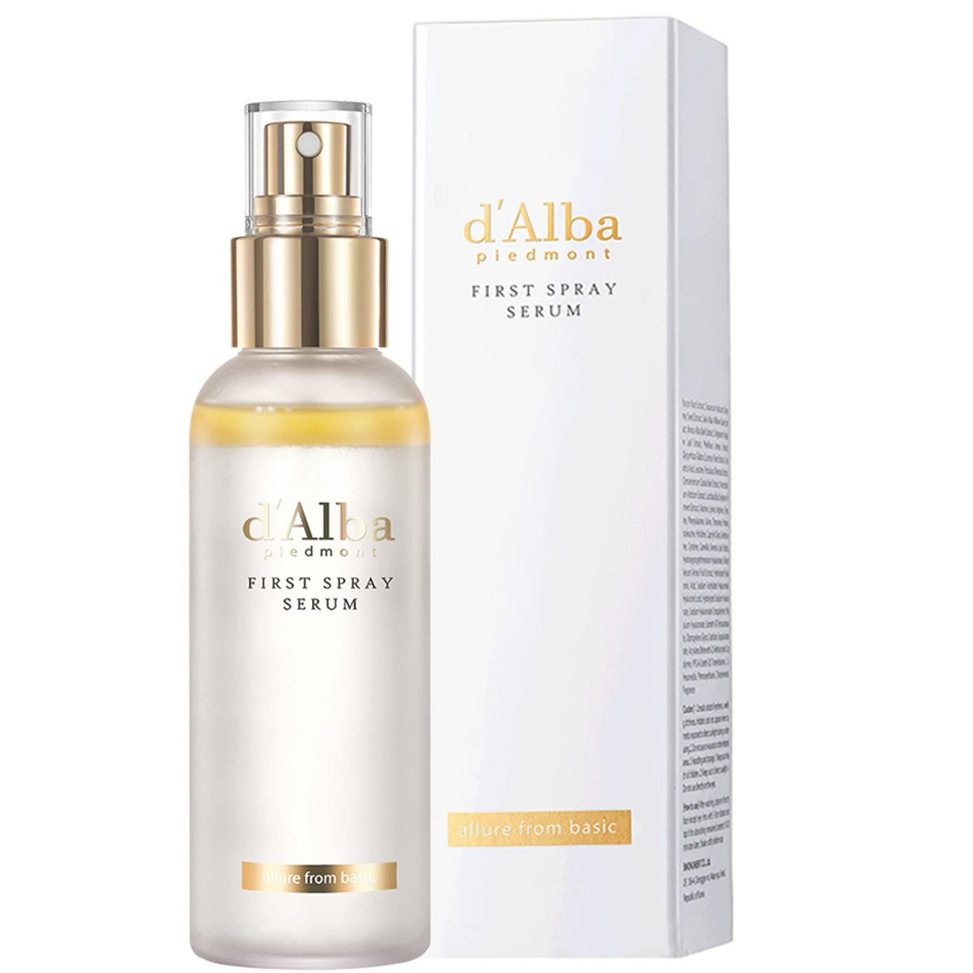 D'Alba Piedmont First Spray Serum (3.38 oz) Dalba Italian white truffle | D Alba luxurious and lightweight face moisturizer
