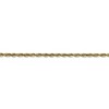 Black Bow Jewelry 2.5mm, 10k Yellow Gold Lightweight D/C Rope Chain Bracelet - 2 of 4