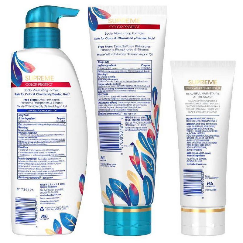 Head &#38; Shoulders Supreme Anti-Dandruff Exfoliating Scalp Scrub Treatment for Relief from Itchy &#38; Dry Scalp - 3.3 fl oz, 5 of 8