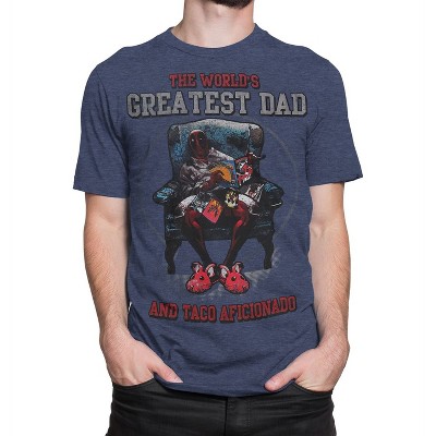 Mens Deadpool World's Greatest Dad T-Shirt - 4XLarge