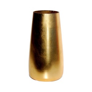Slickblue Hand Gilded Zen Vase – Distressed Finish for Elegant Decor in 2 Different Sizes and Color - 1 of 4
