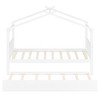 Whisen Twin Size Wooden House Bed with Twin Size Trundle - 4 of 4