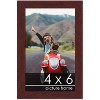 PosterPalooza | Photo Size Classic Modern Brown Frame - UV Acrylic, Foam Board Backing, Hanging Hardware - 3 of 4
