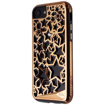 Case-Mate Tough Layers Protective Case Cover for iPhone 7 6s 6 - Rose Gold Stars